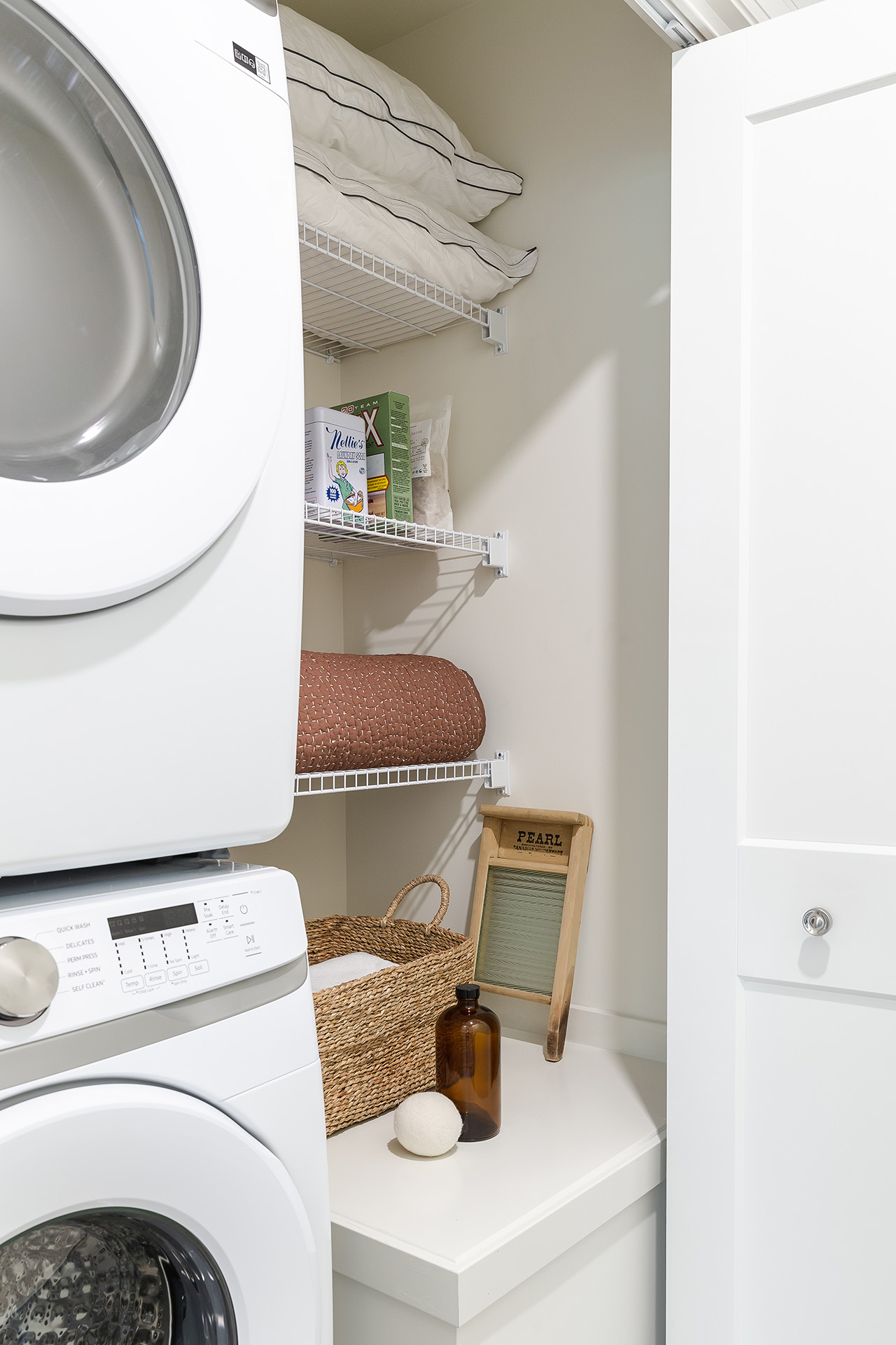Functional laundry and storage