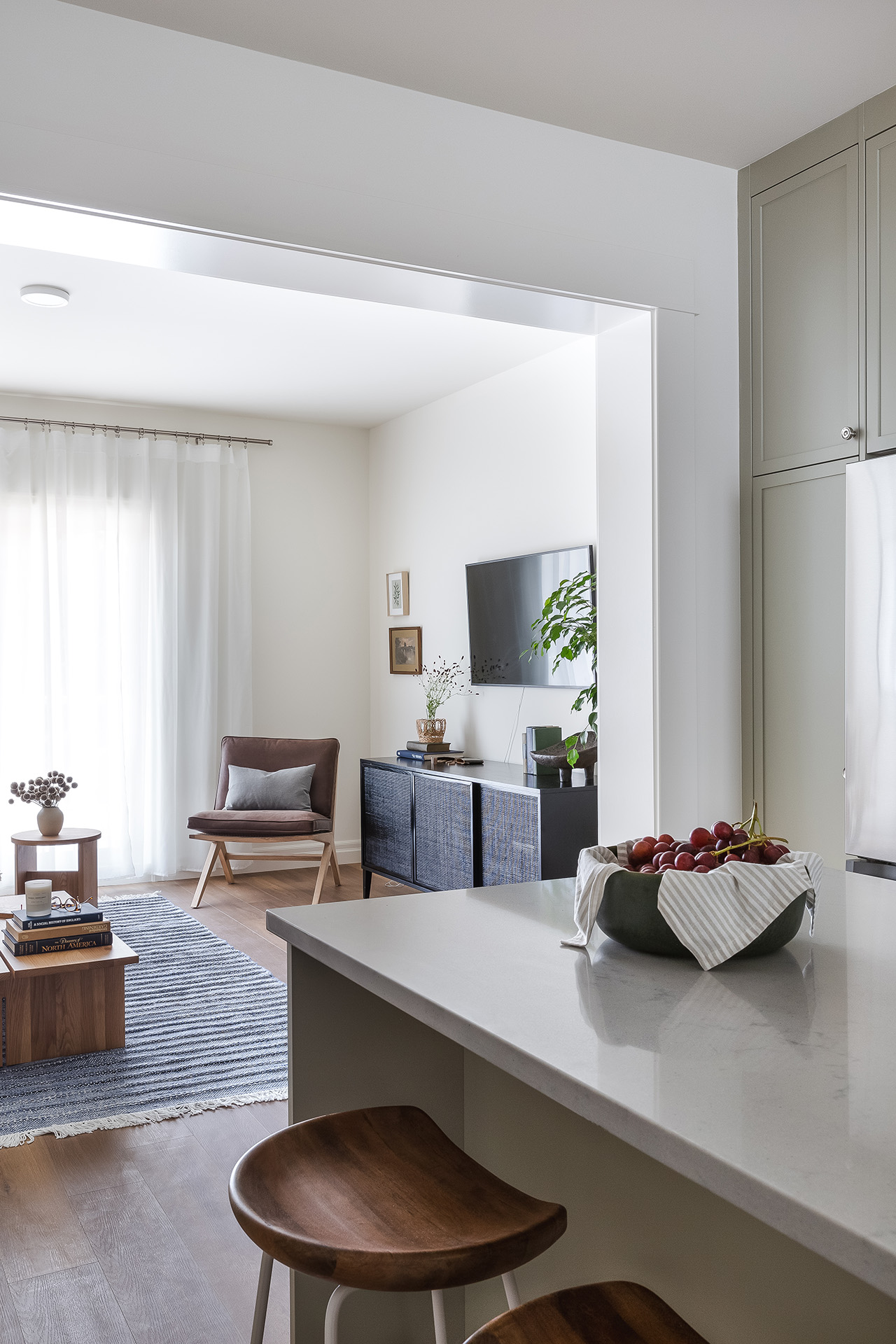 Bright living spaces